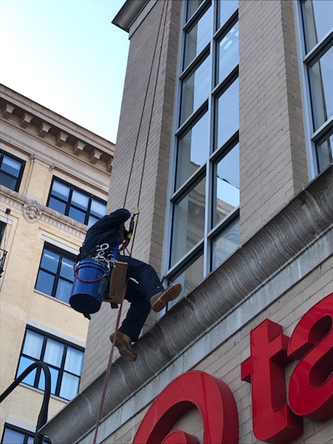 high rise window washer